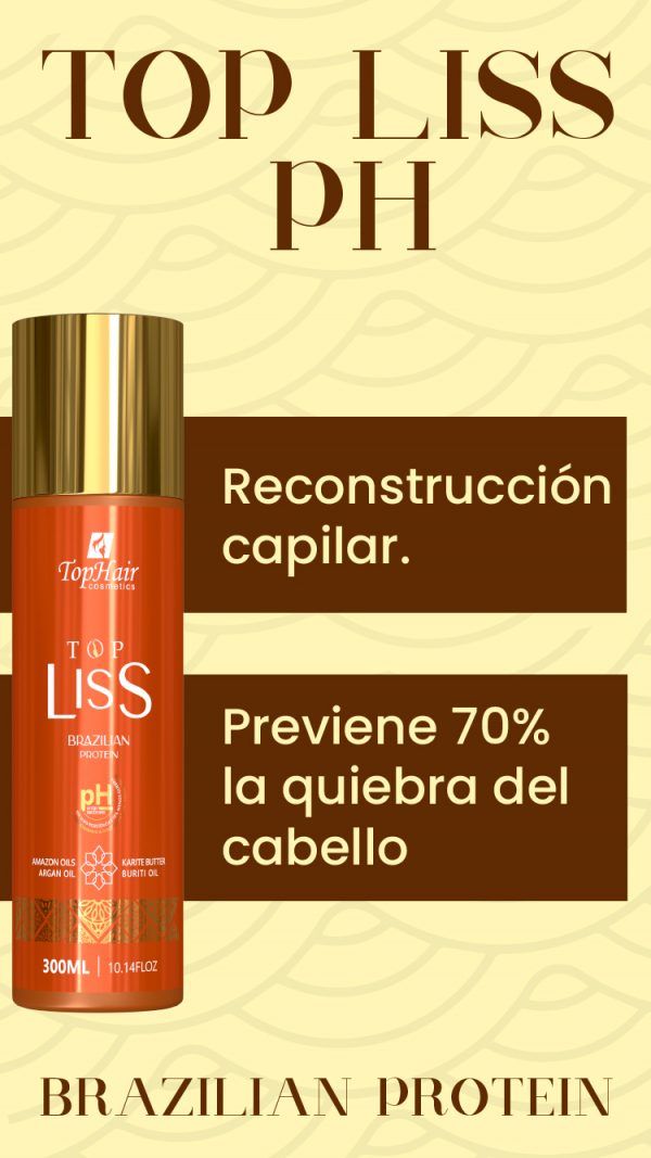 Top Liss, Alisado Orgánico, sin Formol, Único Paso * 1000 ml - Imagen 5